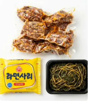 시래기 자숙등뼈찜